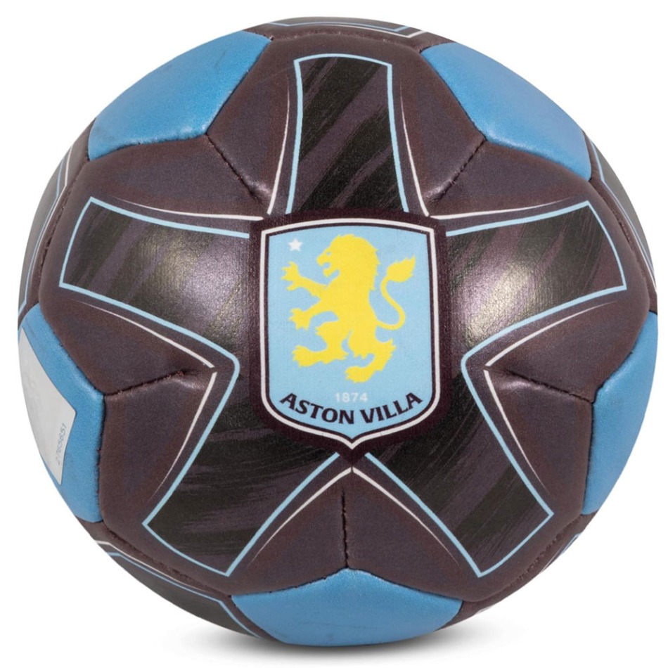 Aston Villa FC 4 inch Soft Ball - Aston Villa fotbalové vybavení