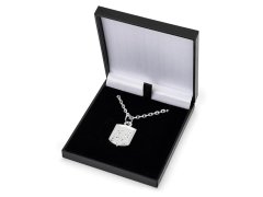 Aston Villa řetízek na krk s přívěškem Silver Plated Boxed Pendant CR