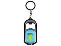 Aston Villa přívěšek s otvírakem Key Ring Torch Bottle Opener