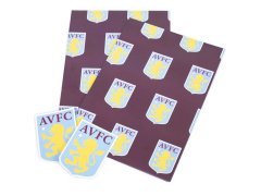 Aston Villa balící papír Text