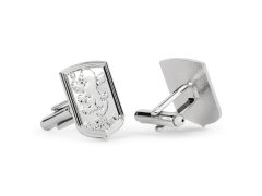 Aston Villa manžetové knoflíčky Silver Plated Formed Cufflinks