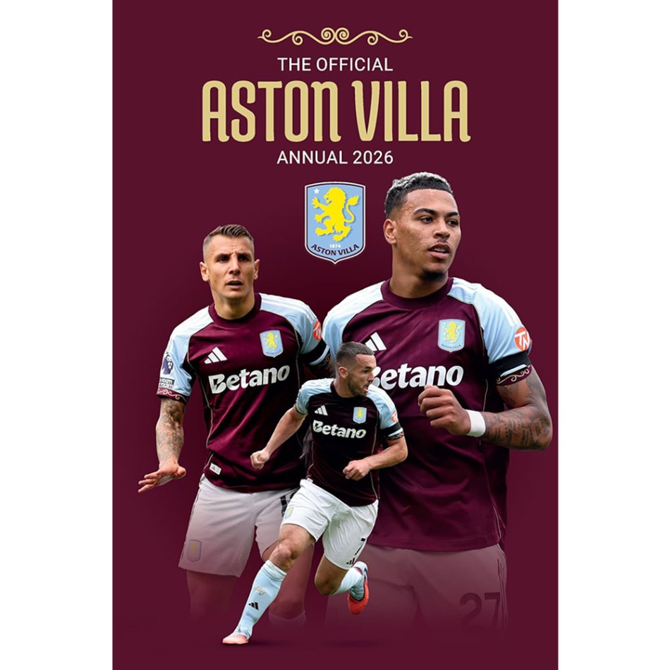 Aston Villa kniha ročenka 2026 - Aston Villa ostatní suvenýry