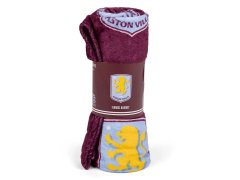 Aston Villa fleecová deka Multi Crest