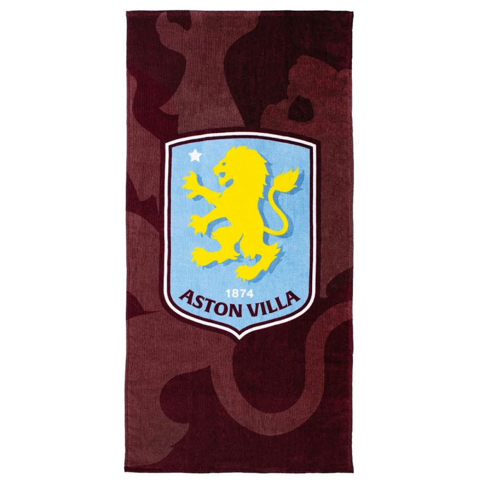 Aston Villa ručník Shadow Crest Towel