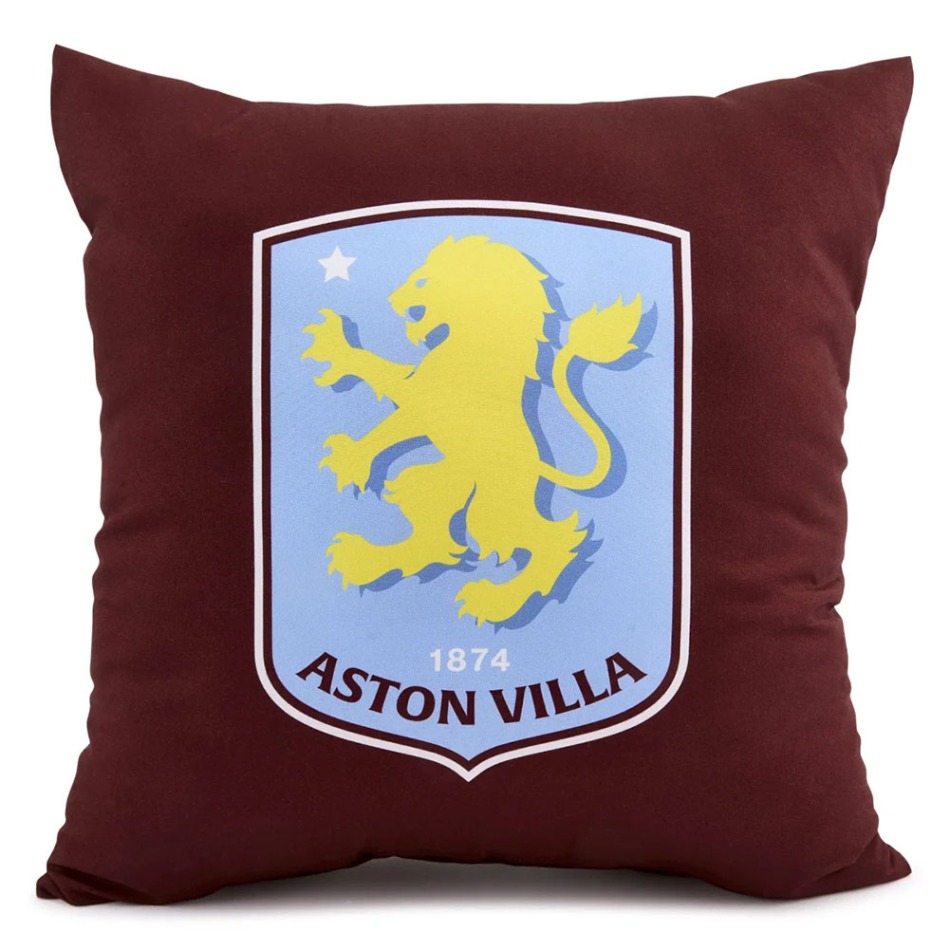Aston Villa polštářek Cushion - Aston Villa povlečení, ručníky, deky