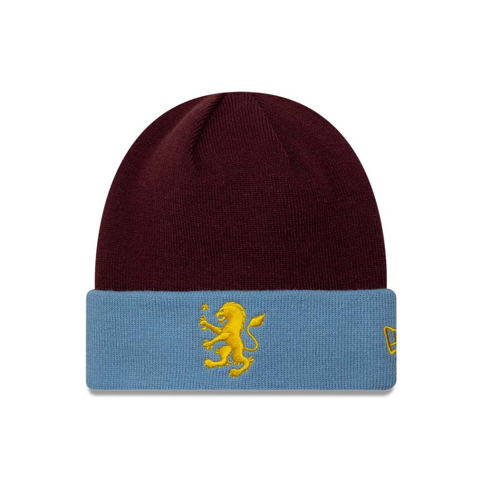 Aston Villa zimní čepice Core Cuff - Aston Villa šály, čepice, rukavice