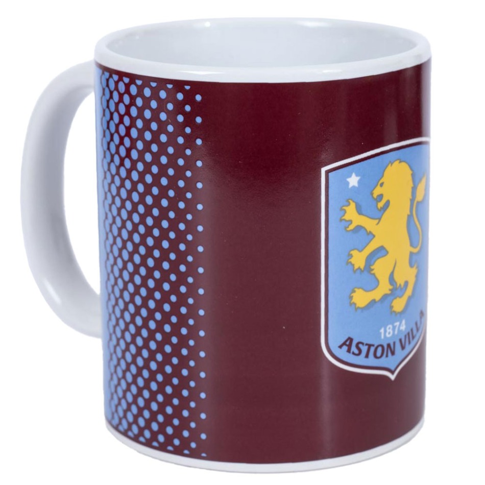 Aston Villa hrníček Fade - Aston Villa sklenice, hrníčky, misky