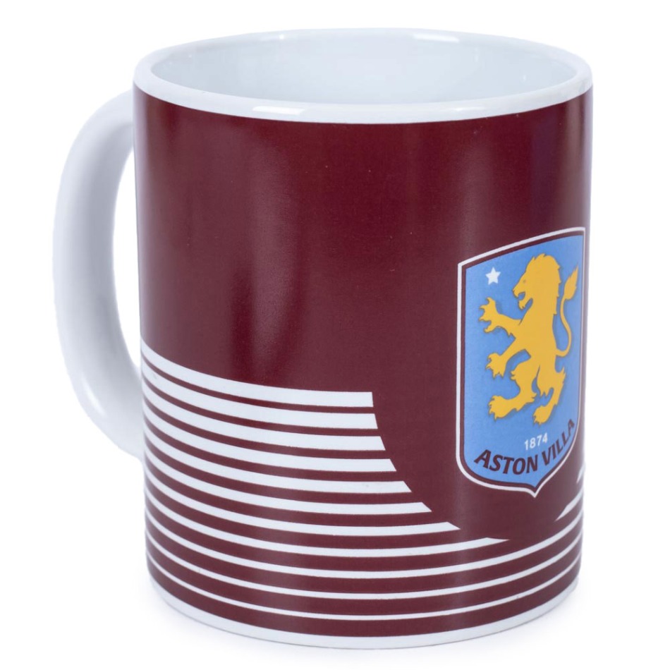 Aston Villa hrníček Linea - Aston Villa sklenice, hrníčky, misky