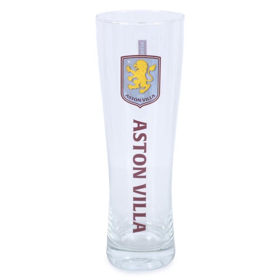 Aston Villa sklenice Tall Beer Glass - Aston Villa sklenice, hrníčky, misky