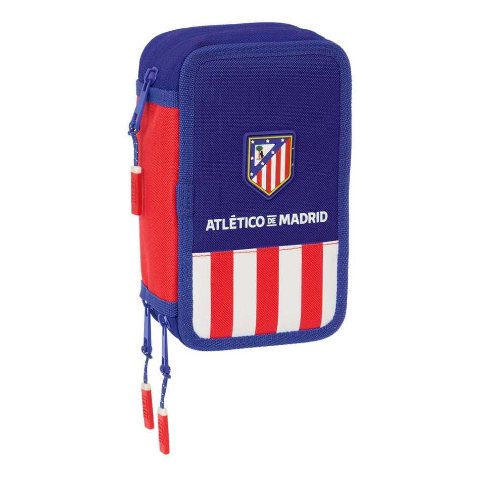 Atletico Madrid trojitý penál full 25/26 Home - Atletico Madrid školní a&nbsp;kancelářské potřeby