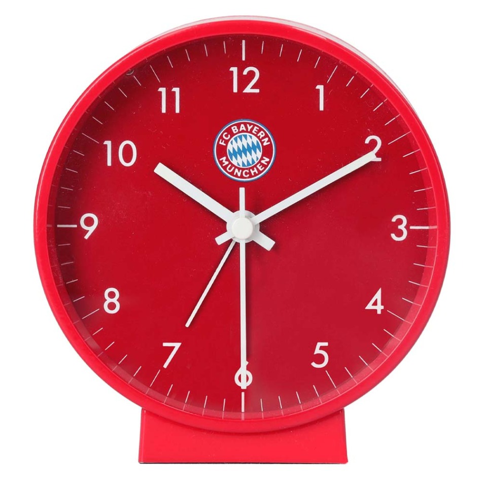 Bayern Mnichov budík Fullred - Bayern Mnichov hodiny, hodinky, budíky