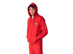 Bayern Mnichov pánská mikina s kapucí Hooded Zip red