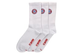 Bayern Mnichov ponožky 3 pack white