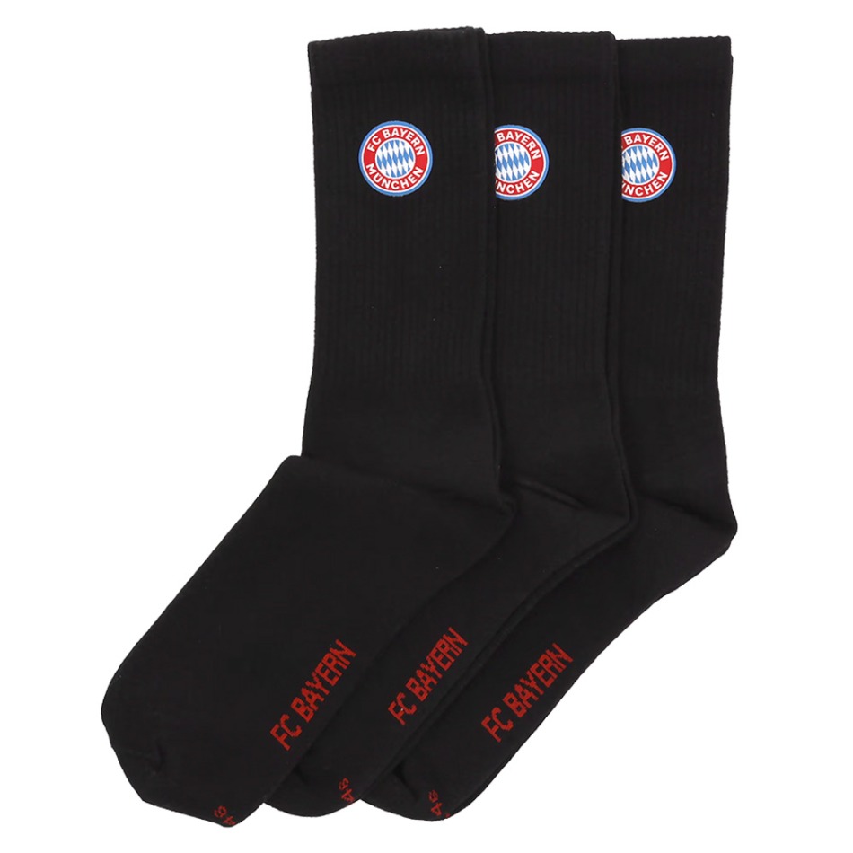 Bayern Mnichov ponožky 3 pack black