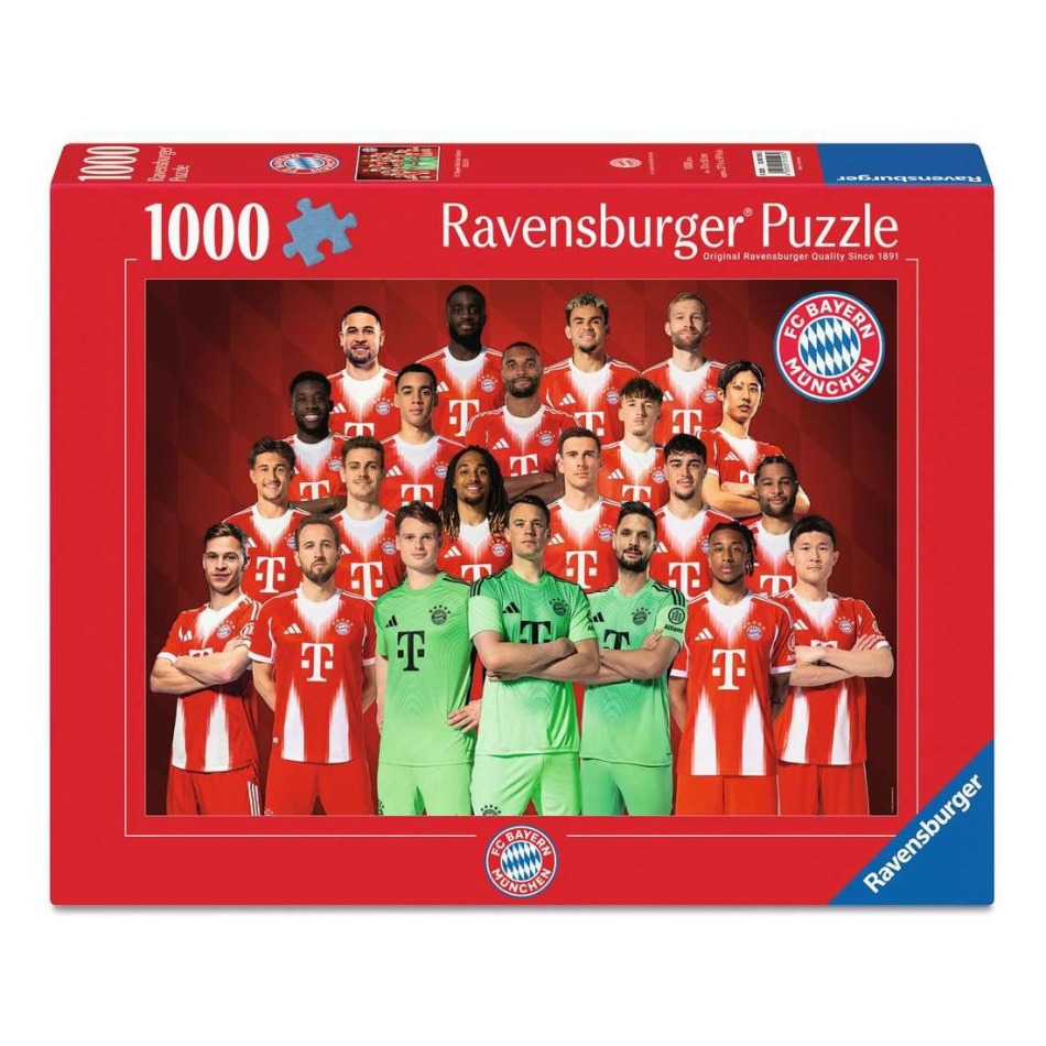 Bayern Mnichov puzzle 25/26 Team 1000 ks - Bayern Mnichov ostatní suvenýry