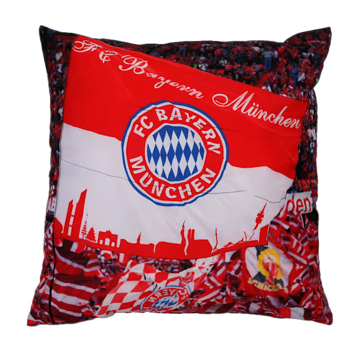 Bayern Mnichov polštářek Fankurve - Bayern Mnichov povlečení, ručníky, deky