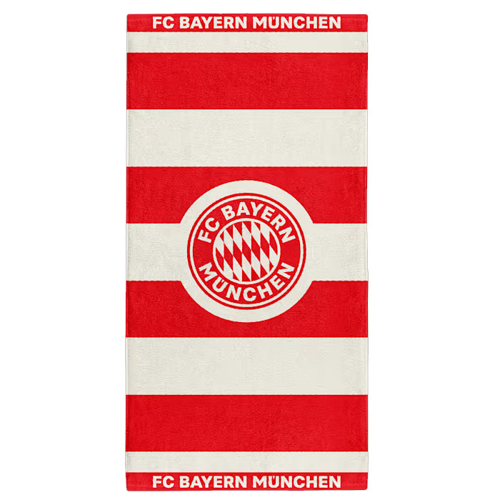 Bayern Mnichov osuška big Red Stripes - Bayern Mnichov povlečení, ručníky, deky