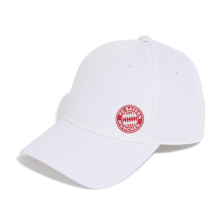 Bayern Mnichov čepice baseballová kšiltovka Essentials white - Bayern Mnichov šály, čepice, rukavice