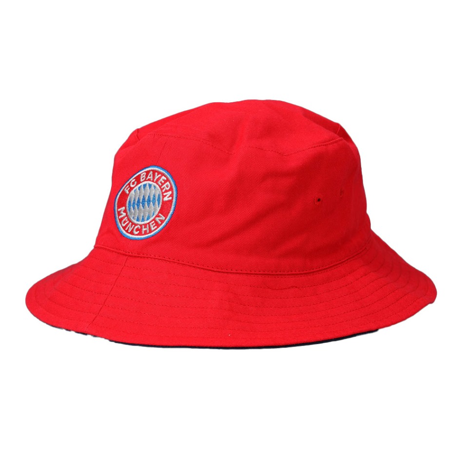 Bayern Mnichov klobouk Bucket red - Bayern Mnichov šály, čepice, rukavice