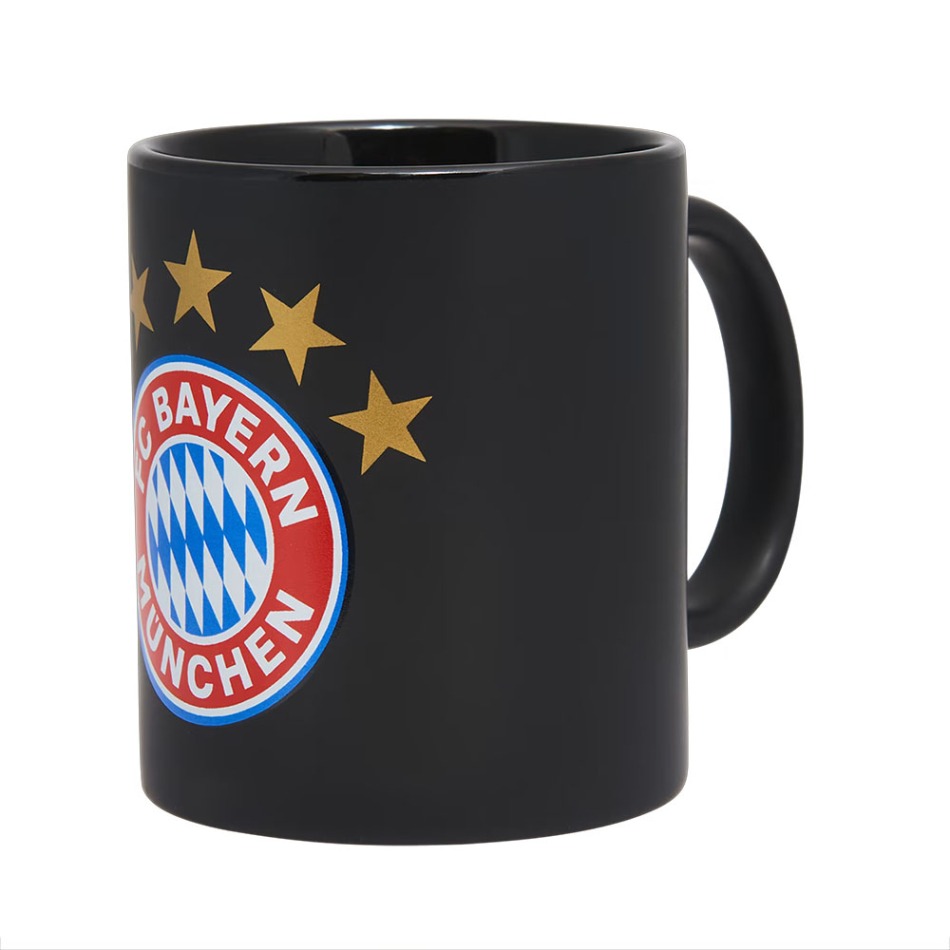 Bayern Mnichov hrníček 5 stars black - Bayern Mnichov sklenice, hrníčky, misky