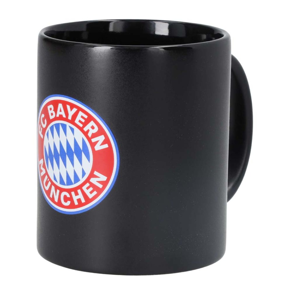 Bayern Mnichov hrníček Tasse black - Bayern Mnichov sklenice, hrníčky, misky