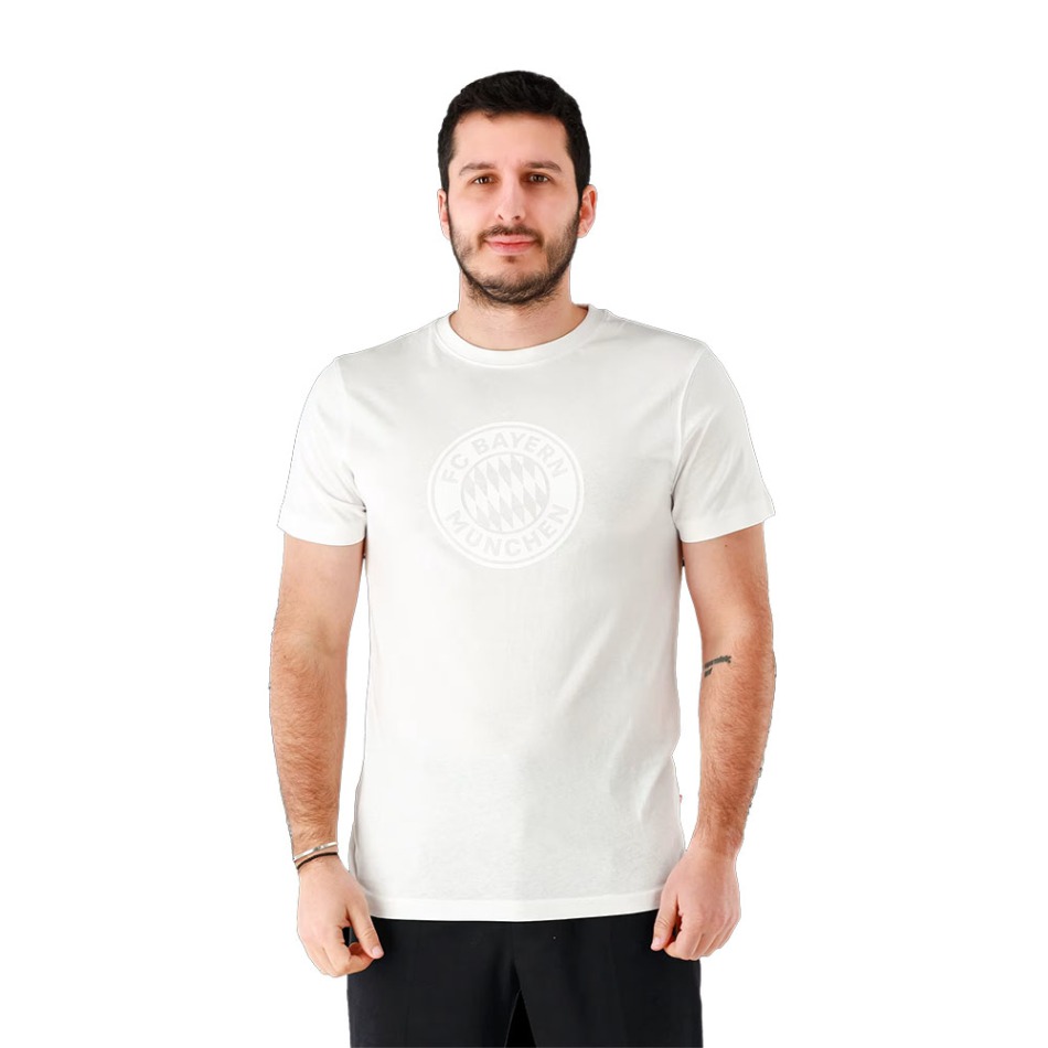 Bayern Mnichov pánské tričko Essential white - Bayern Mnichov trička, polo trička, košile