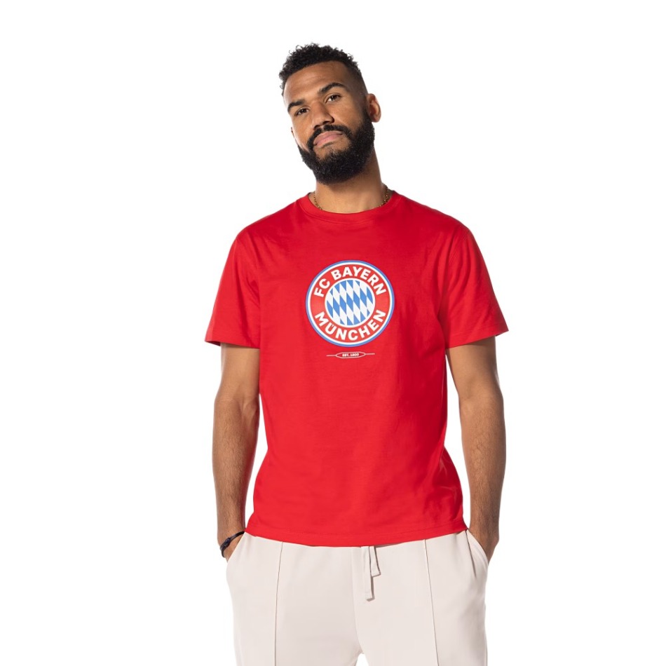 Bayern Mnichov pánské tričko Essential red - Bayern Mnichov trička, polo trička, košile