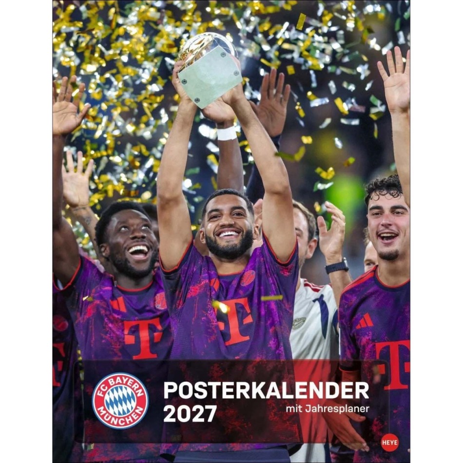 Kalendář BAYERN MNICHOV 2027 Wall