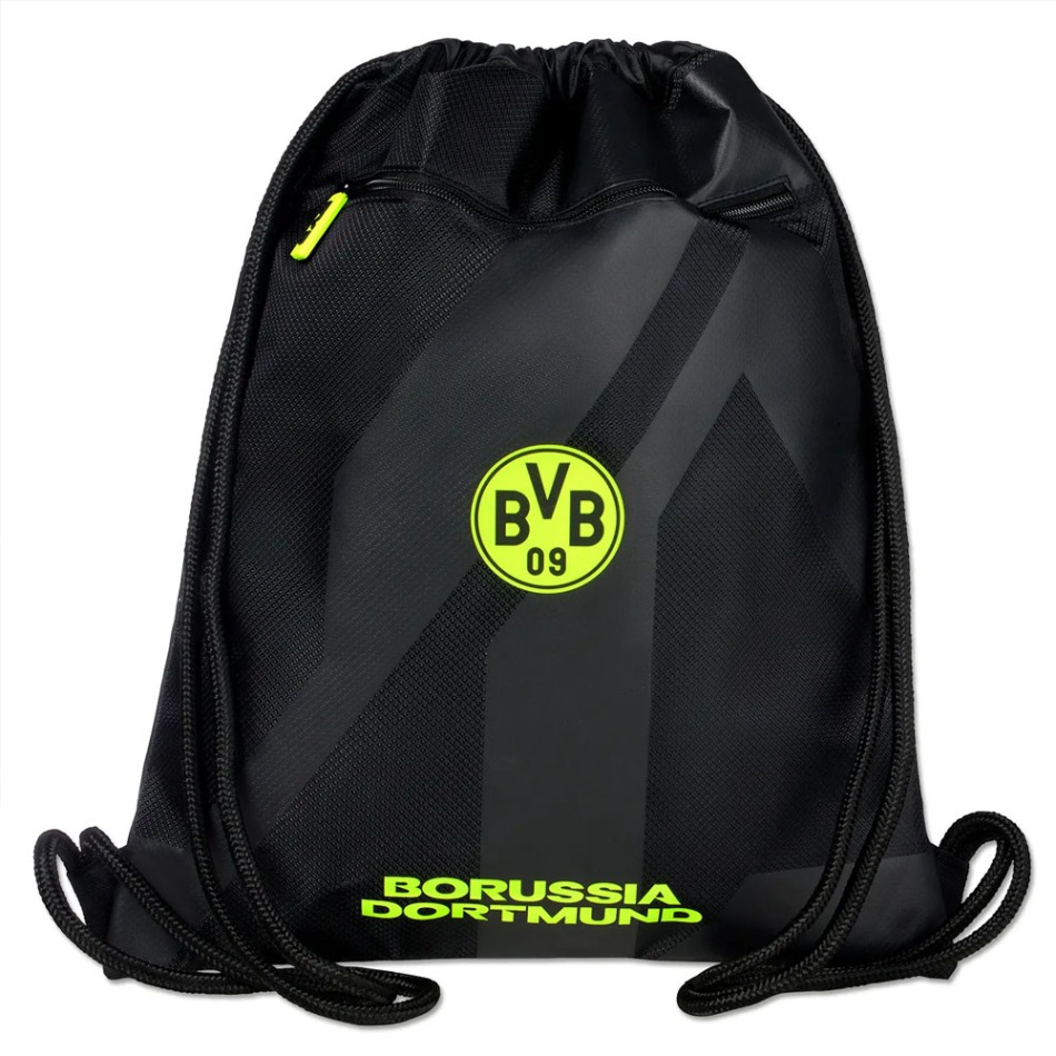 Borussia Dortmund pytlík gym bag Neon - Borussia Dortmund batohy, tašky, gymsaky