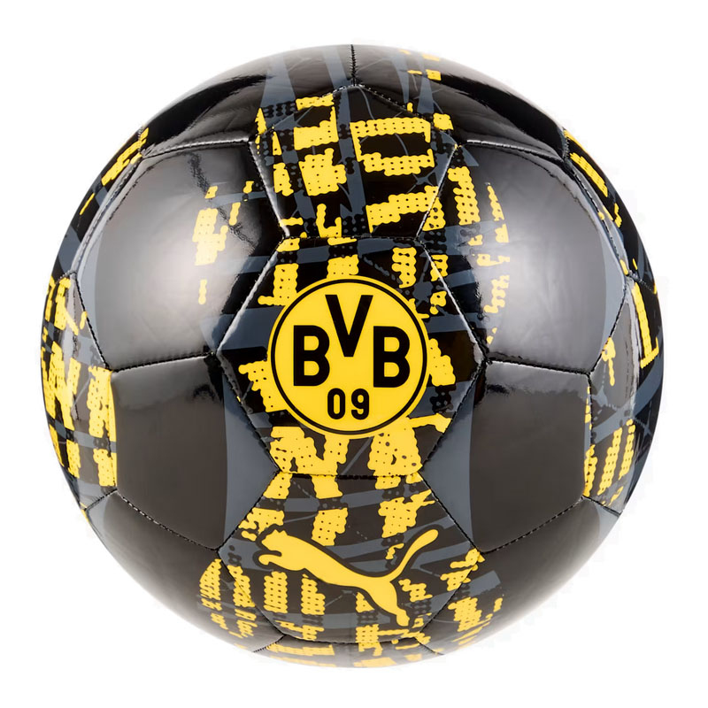 Borussia Dortmund fotbalový míč Prematch black - Borussia Dortmund fotbalové vybavení