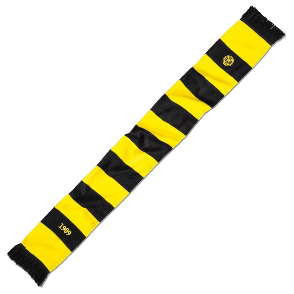 Borussia Dortmund zimní šála bar - Borussia Dortmund kšiltovky, čepice, rukavice