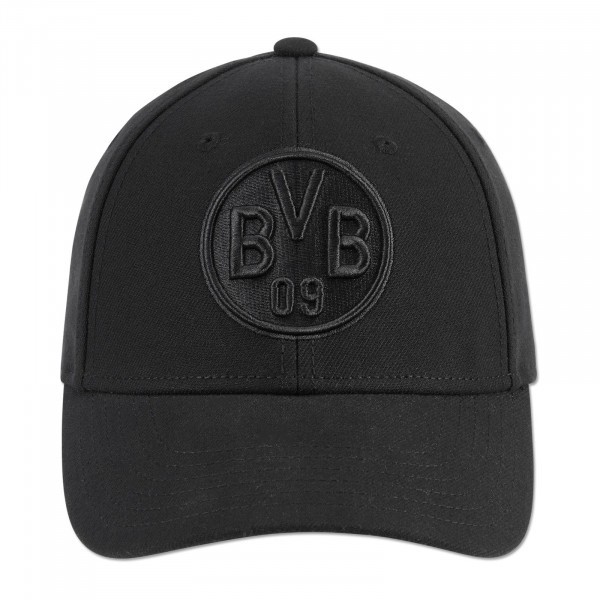Borussia Dortmund čepice baseballová kšiltovka Fullblack - Borussia Dortmund kšiltovky, čepice, rukavice