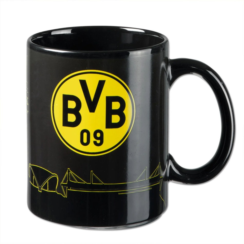 Borussia Dortmund hrníček skyline - Borussia Dortmund sklenice, hrníčky, misky