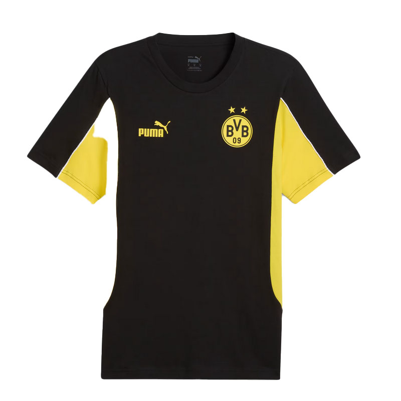 Borussia Dortmund pánské tričko ftblARCHIVE black - Borussia Dortmund trička, polo trička, košile