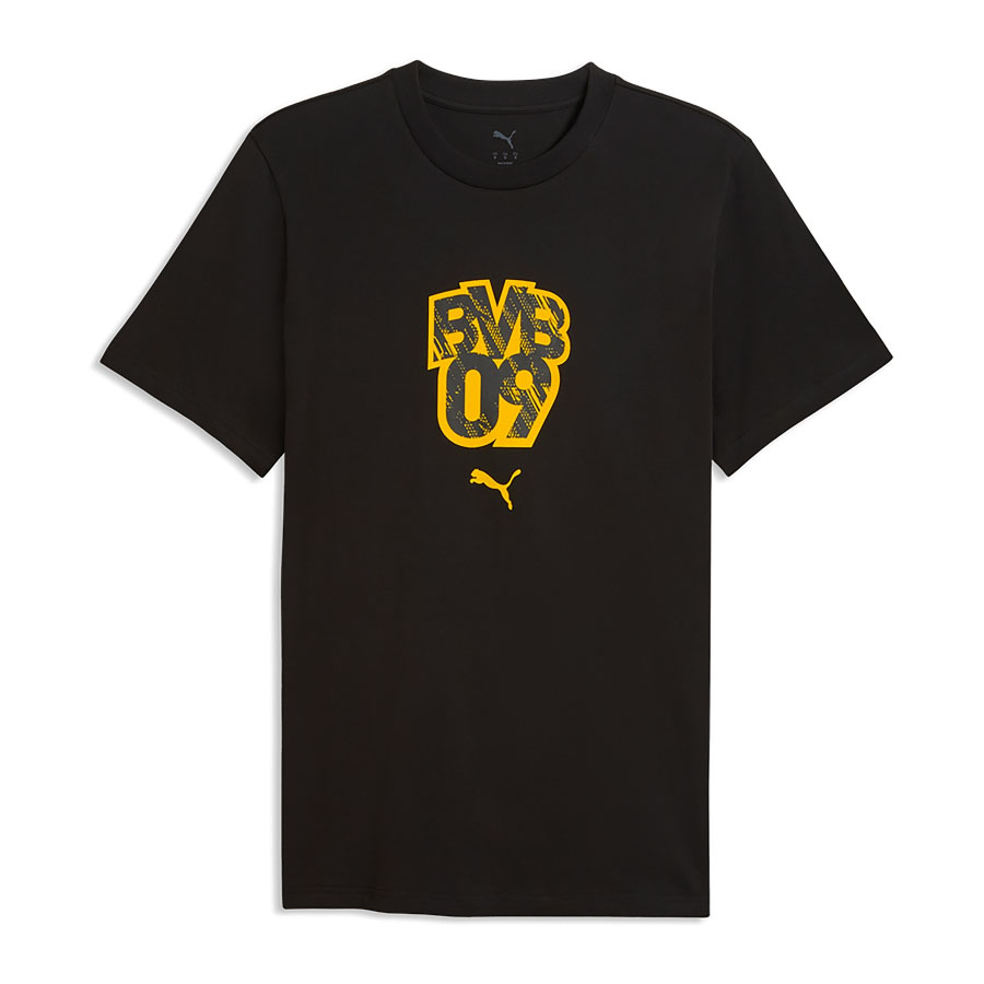 Borussia Dortmund pánské tričko Culture black - Borussia Dortmund trička, polo trička, košile
