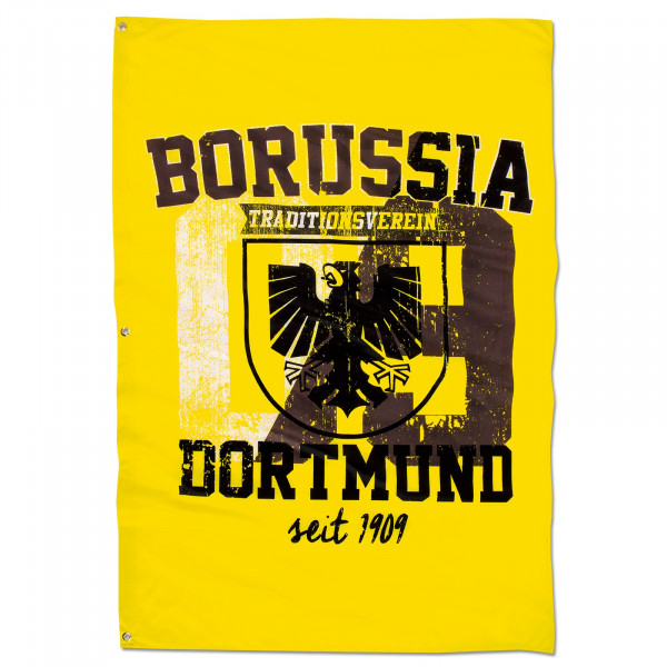 Borussia Dortmund vlajka stadt logo - Borussia Dortmund vlajky, plakáty