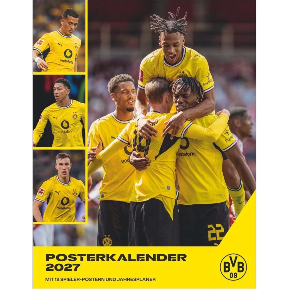 Kalendář BORUSSIA DORTMUND 2027 Wall