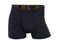 Cristiano Ronaldo pánské boxerky CR7 black-gold stripe