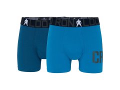 Cristiano Ronaldo dětské boxerky 2pack CR7 Bamboo blue