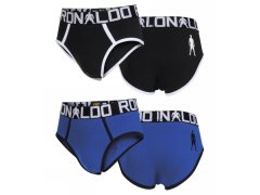Cristiano Ronaldo dětské boxerky children”s briefs - 2 pieces, black/blue