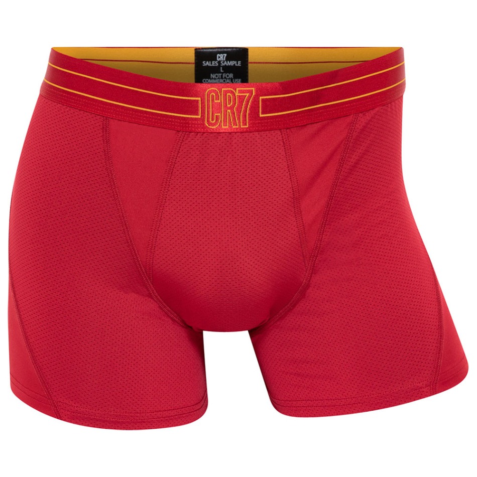 Cristiano Ronaldo pánské boxerky CR7 Mesh red - Cristiano Ronaldo