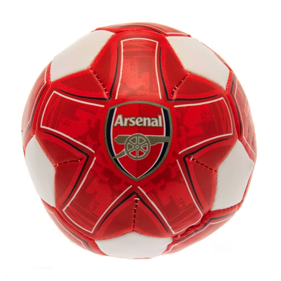 FC Arsenal fotbalový mini míč 4 inch Soft Ball - FC Arsenal fotbalové vybavení