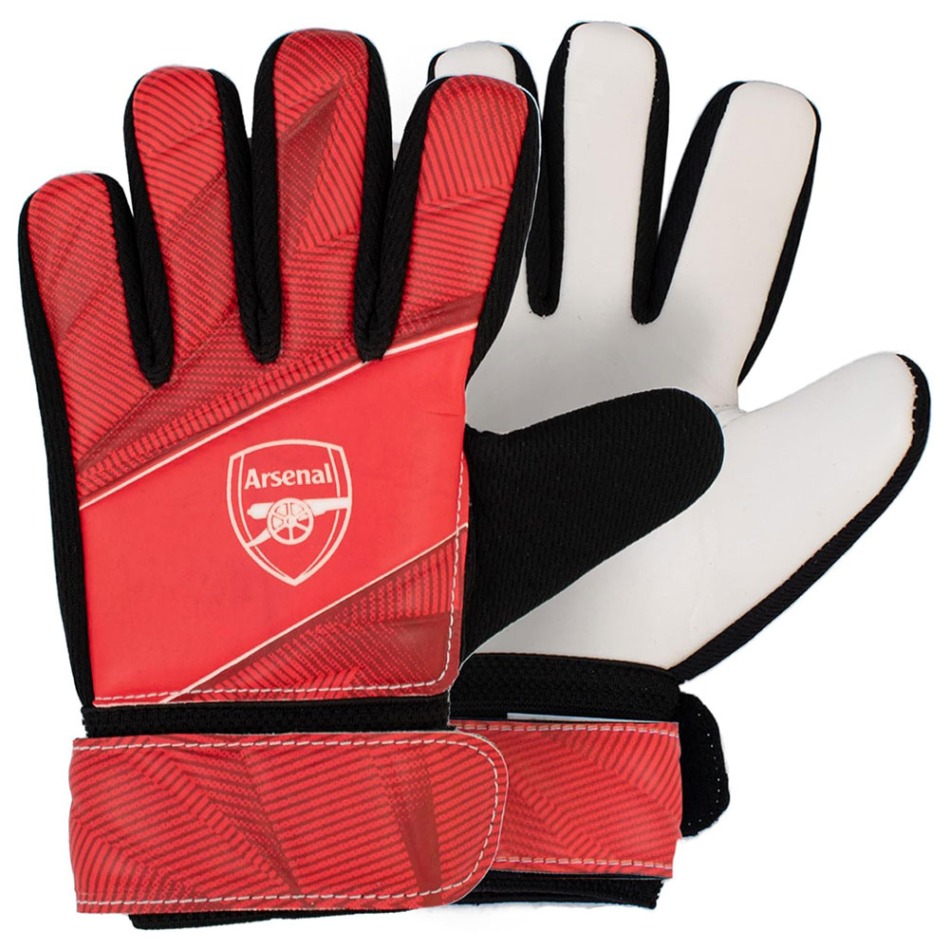 FC Arsenal dětské brankářské rukavice Fuse Goalkeeper Gloves Kids 67-73mm palm width - FC Arsenal fotbalové vybavení