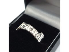 FC Arsenal prsten Sterling Silver Text Ring - V