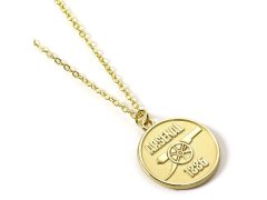 FC Arsenal přívěšek na krk Gold Finish Crest Necklace