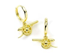 FC Arsenal náušnice Gold Finish Cannon Hoop