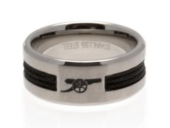 FC Arsenal prsten Black Inlay Small