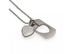 FC Arsenal řetízek na krk se psí známkou Dog Tag & Chain CO CR