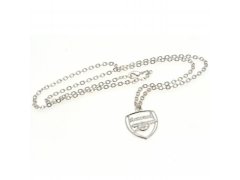 FC Arsenal řetízek na krk s přívěškem Silver Plated Pendant & Chain CR