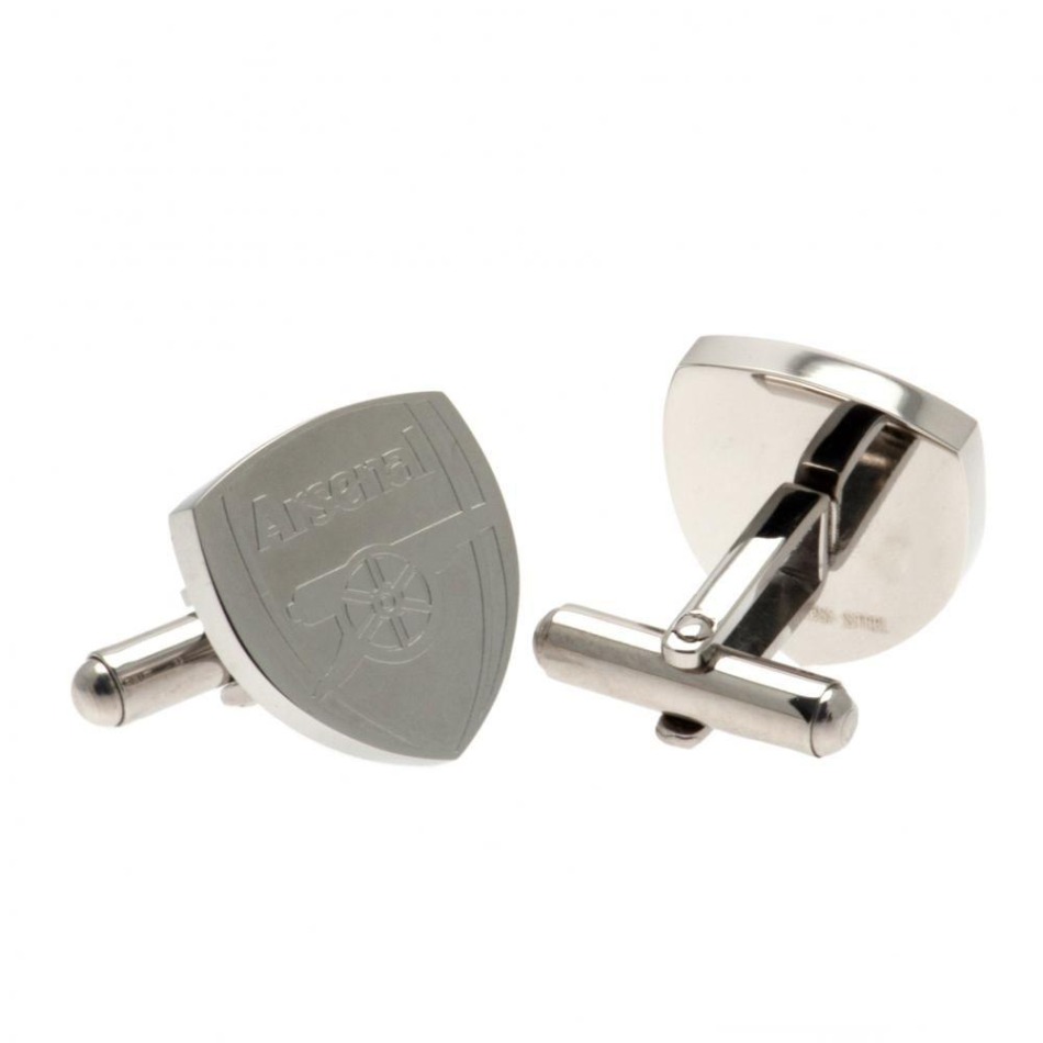 FC Arsenal manžetové knoflíčky Stainless Steel Cufflinks CR - FC Arsenal klíčenky, náramky, šperky